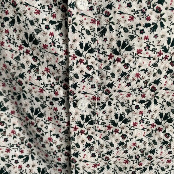 Daniel Hechter Floral Pattern Slim Fit Non Iron Button Down Long Sleeve Medium - Picture 2 of 5